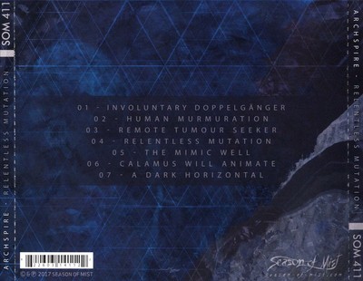ARCHSPIRE RELENTLESS MUTATION NEW CD