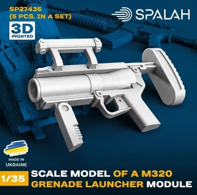 Spalah 27435 Set of scale models ''M320 grenade launcher modules'', (5 pcs.) 1/35