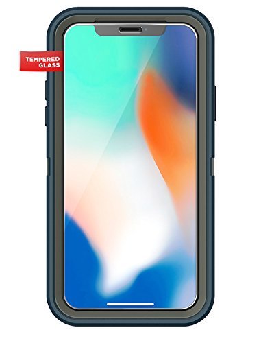 Tempered Glass Screen Protector for Otterbox Defender Case - iPhone X