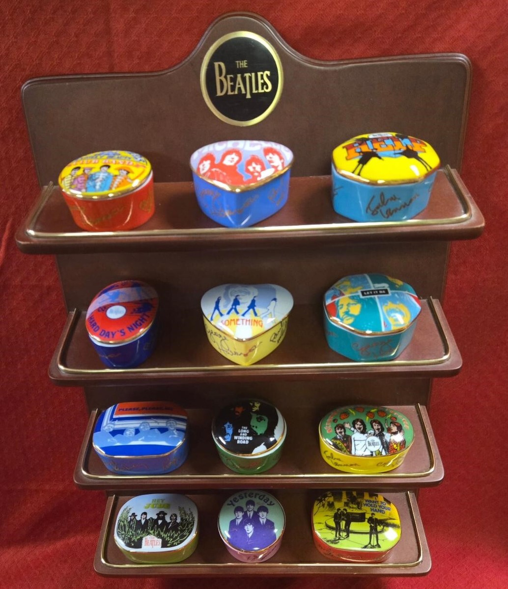 The Beatles Best Of Franklin Mint Apple Corps Music Box Trinket