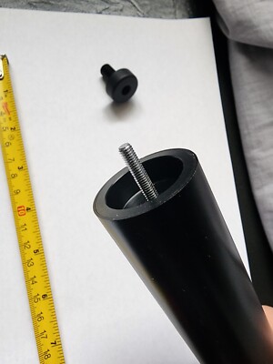 Jacoby Aluminum Pool Cue Butt Extension 8 Inch Black Billiards For