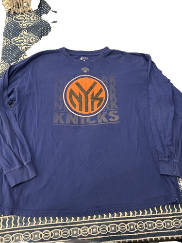 Majestic Hardwood Classics NBA New York Knicks Warm Up Shirt 3XL