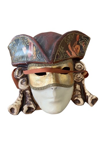 HALLOWEEN 2 Disney Wearable Masquerade Masks Paper-Mache Italy. Flamboyant. - Picture 15 of 19