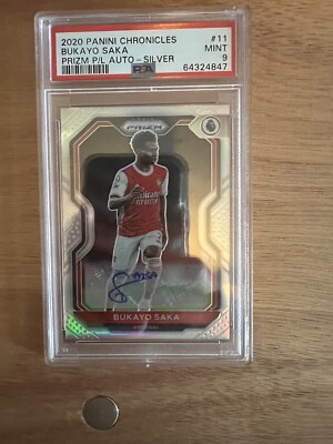 Bukayo Saka Auto /99 PSA 9 Very Rare Great Investment Card Bukayo Saka Auto /99 PSA 9 Very Rare Great Investment Card