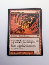 Magic the Gathering AKKI ROCKSPEAKER Champions of Kamigawa MTG
