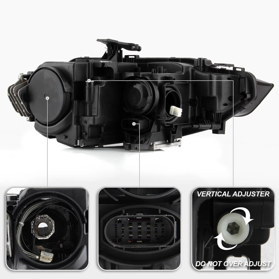 2013-2017 Audi A5 S5 HID/Xenon Headlight Projector W/O AFS W/LED DRL Driver Side Foto 2 de 4