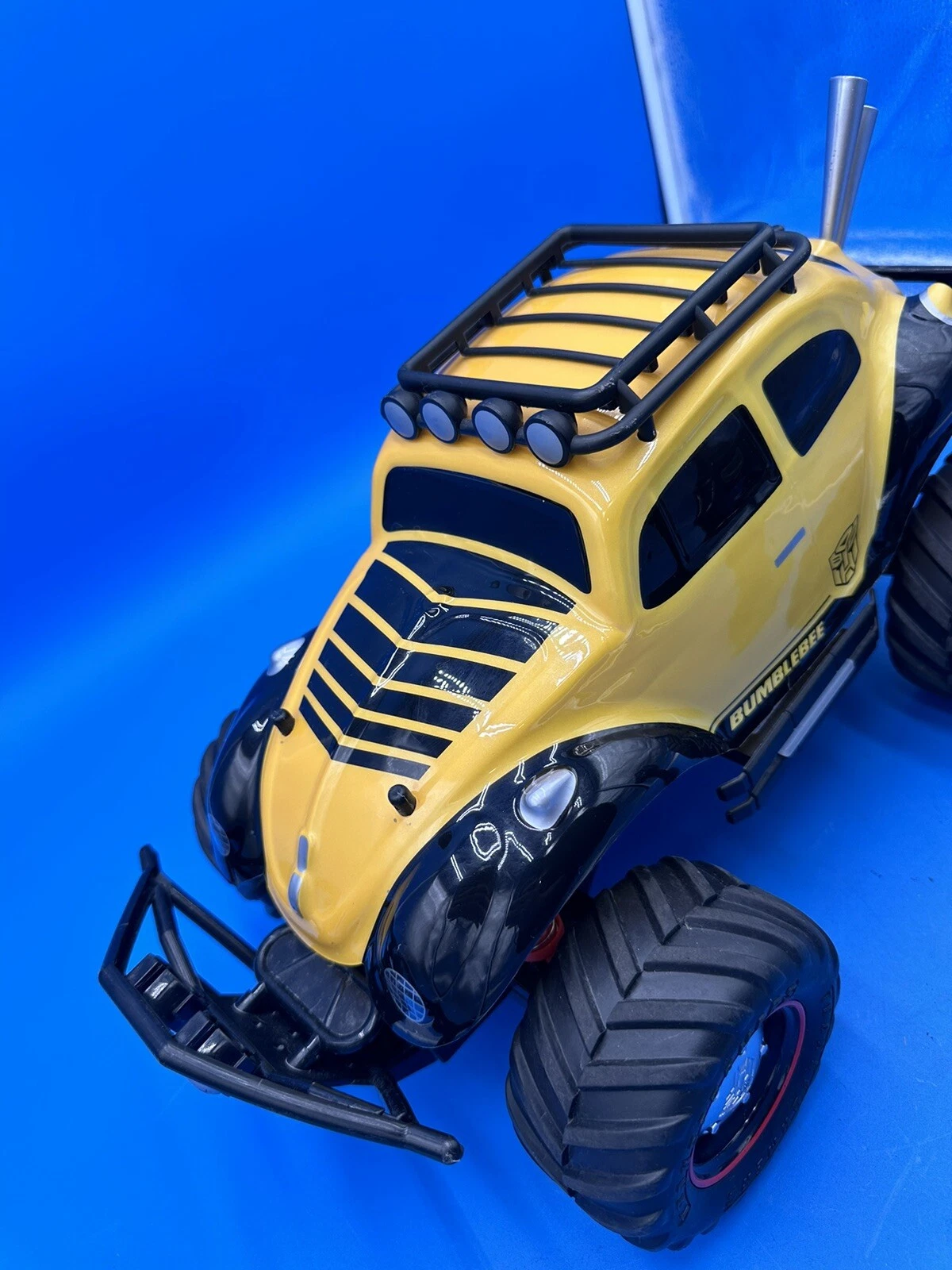 jada transformers bumblebee volkswagen beetle rc carro remoto não carrega 