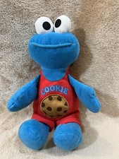 1998 TYCO WORKS Talking Cookie Monster 10  JIM HENSON 39989 STUFFED PLUSH TOY