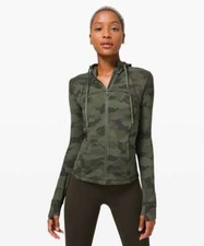 NWT Lululemon Hooded Define Jacket Nulu SIZE:4,8 Heritage 365 Camo Green Twill
