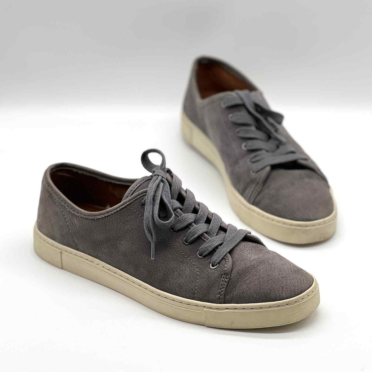 FRYE Shoes Womens 9 Gray Ivy Low Lace Sneaker Textured  display picture 1