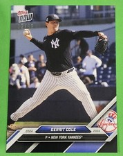 2024 Topps Now Gerrit Cole #OD-22 Road to Opening Day Yankees Black Parallel /99