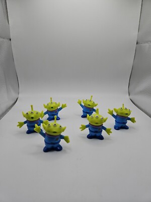 DISNEY PIXAR TOY STORY MINIATURE ALIEN FIGURE Set Of 