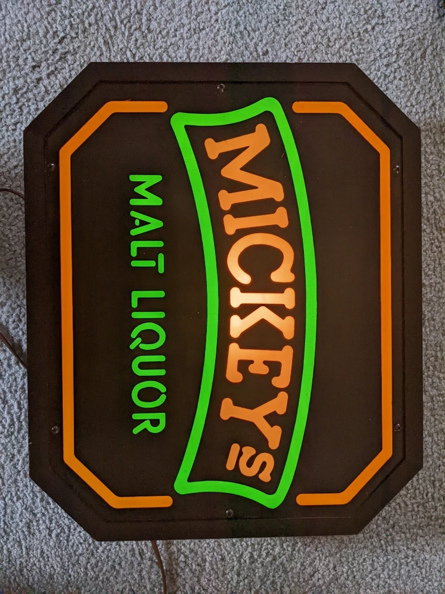 Mickeys Malt Liquor Sign for sale | eBay