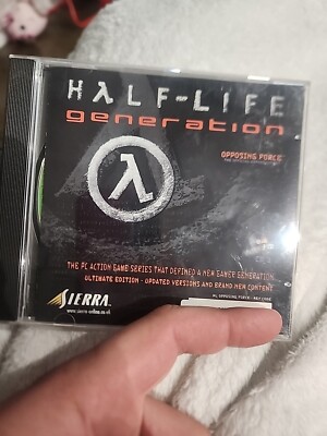 Half -Life Opposing Force Video Game Pc CD-ROM M-Mature (Pre-Owned) Works 