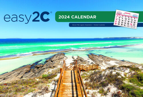 Allen's EsE-2C Calendar 2024 - Easy to See A4 Wall Calendar Big Print EsE 2C - Foto 1 di 4