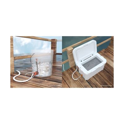 GOFR Ultimate Livewell Kit - Turn Your Cooler Into A Bait Tank, Portable Aerator & Water Pump For Fishing Docks, Boats, Kayaks