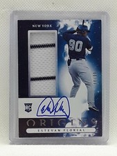 Estevan Florial 2021 Chronicles Origins Baseball RC PATCH AUTO (/99) NY Yankees