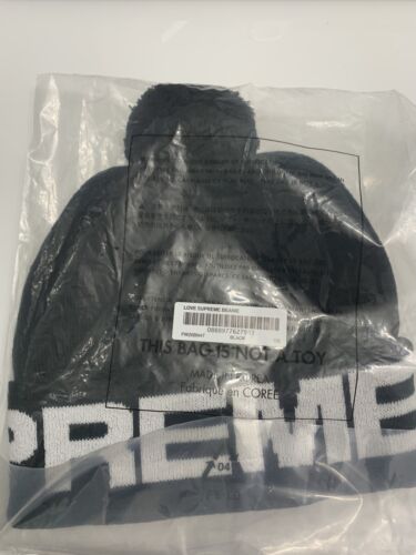 SUPREME/ LOVE SUPREME BEANIE BLACK OS FW20 WEEK 3 AUTHENTIC (IN HAND) NEW