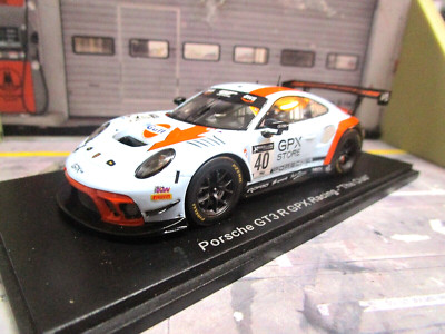 PORSCHE 911 - 991 GT3 R 24h The Club GPX Racing GULF #40 Spa  Spark 1:43