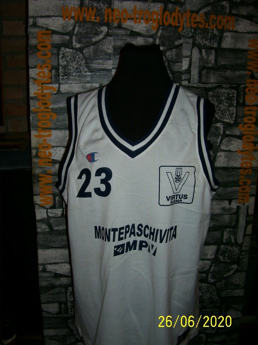 Vintage Siena Virtus basket basketball pallacanestro canotta vest
