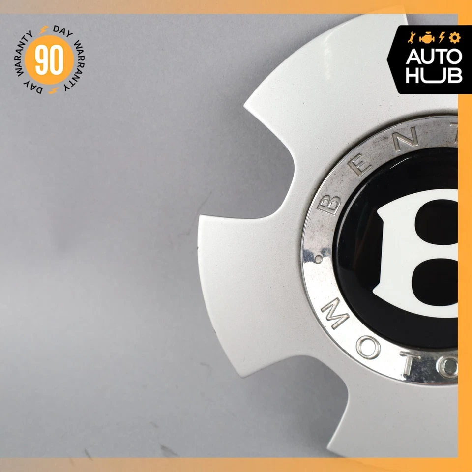 03-13 Bentley Continental GTC GT Flying Spur Cubierta de tapacubos central de rueda OEM Foto 2 de 4