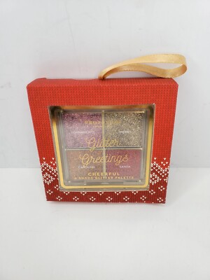 New Profusion Cosmetics Glitter Greetings Cheerful 4 Shades Eyeshadow Palette