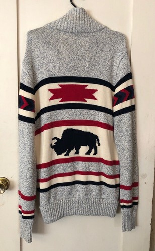 SUPERDRY Men's Big Zip BUFFALO Knit 