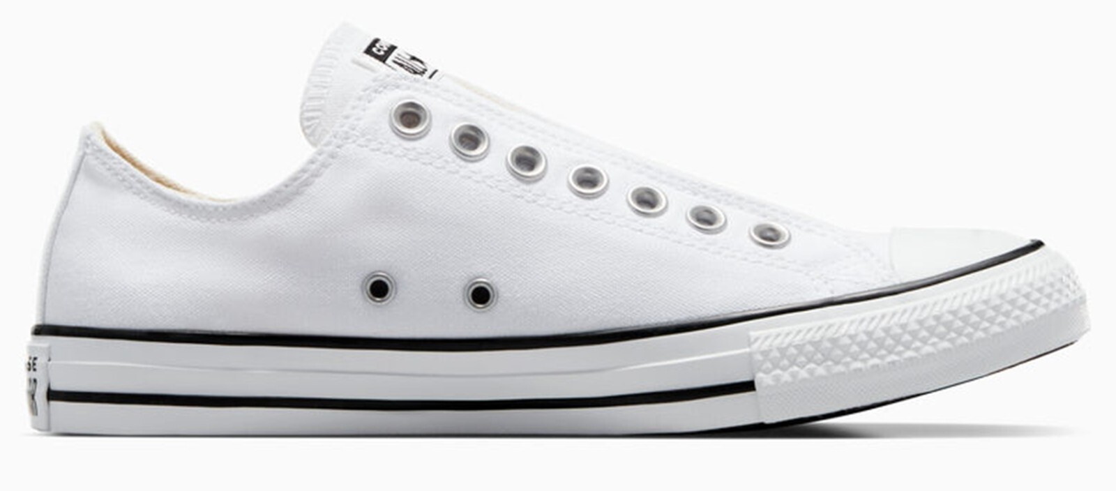 CONVERSE Men's Chuck Taylor All Star Slip On Low Top Black White NEW Sneakers