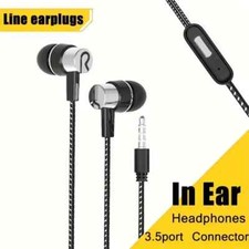 Handfree wired Headphone - Powerful Bass - With Mic Delivery Only In UAE 