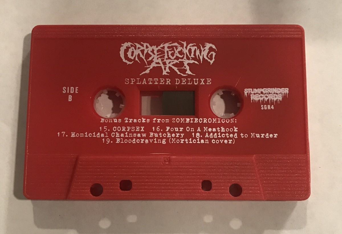 Corpsefucking Art - Splatter Deluxe Cassette 2020 Stump
