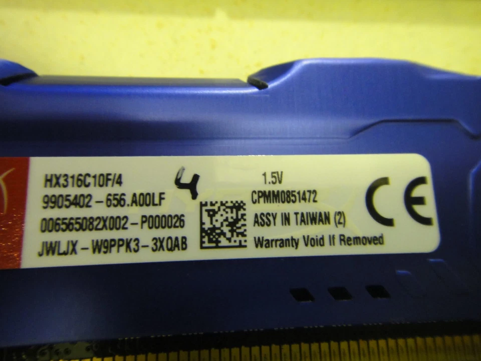HyperX HX316C10F FURY - Memoria DDR3 color Azul dos en venta España - Image 3 of 4