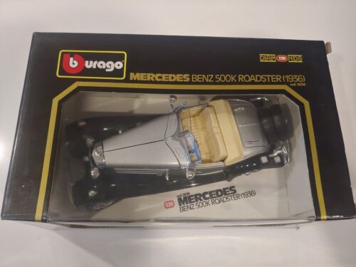 1936 Mercedes-Benz 500K Roadster 1:20 Scale - Bburago Diamonds cod 3020 - NEW - Picture 3 of 6