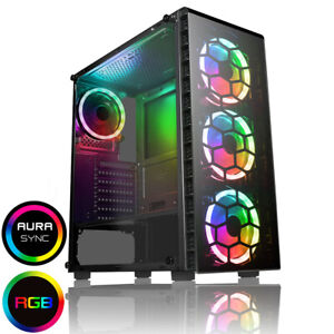 Rgb Gaming Pc Amd Ryzen 5 3600 6 Core 16gb Gtx 1650 Fast Delivery Ebay