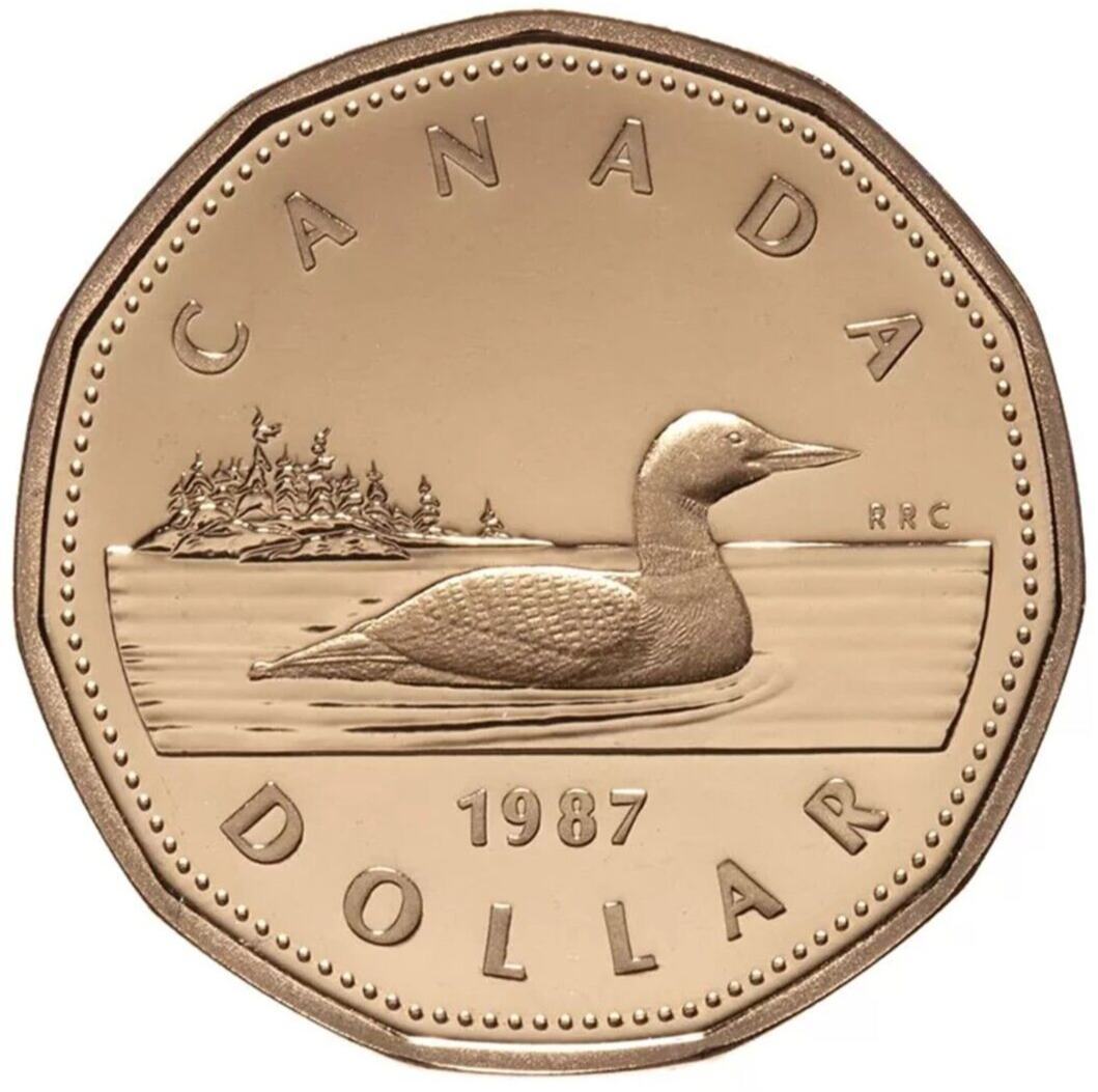 1987 Canada Loon Dollar First Year Of Issue - Special Proof With