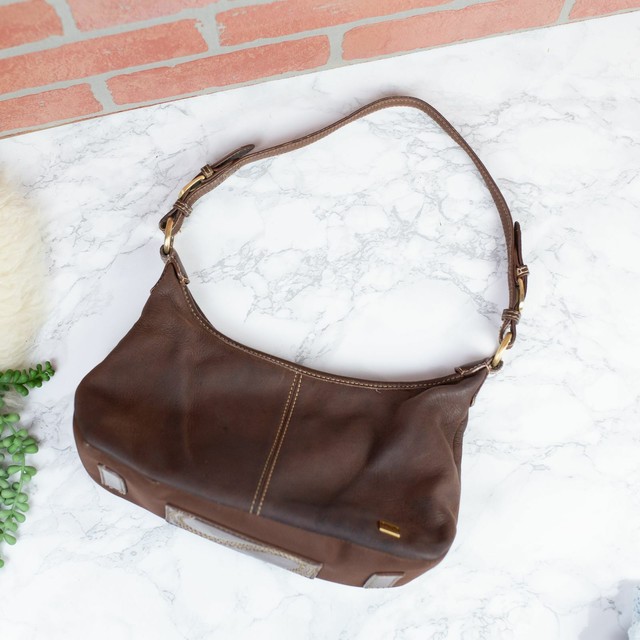 The Sak Brown Leather Handbag eBay