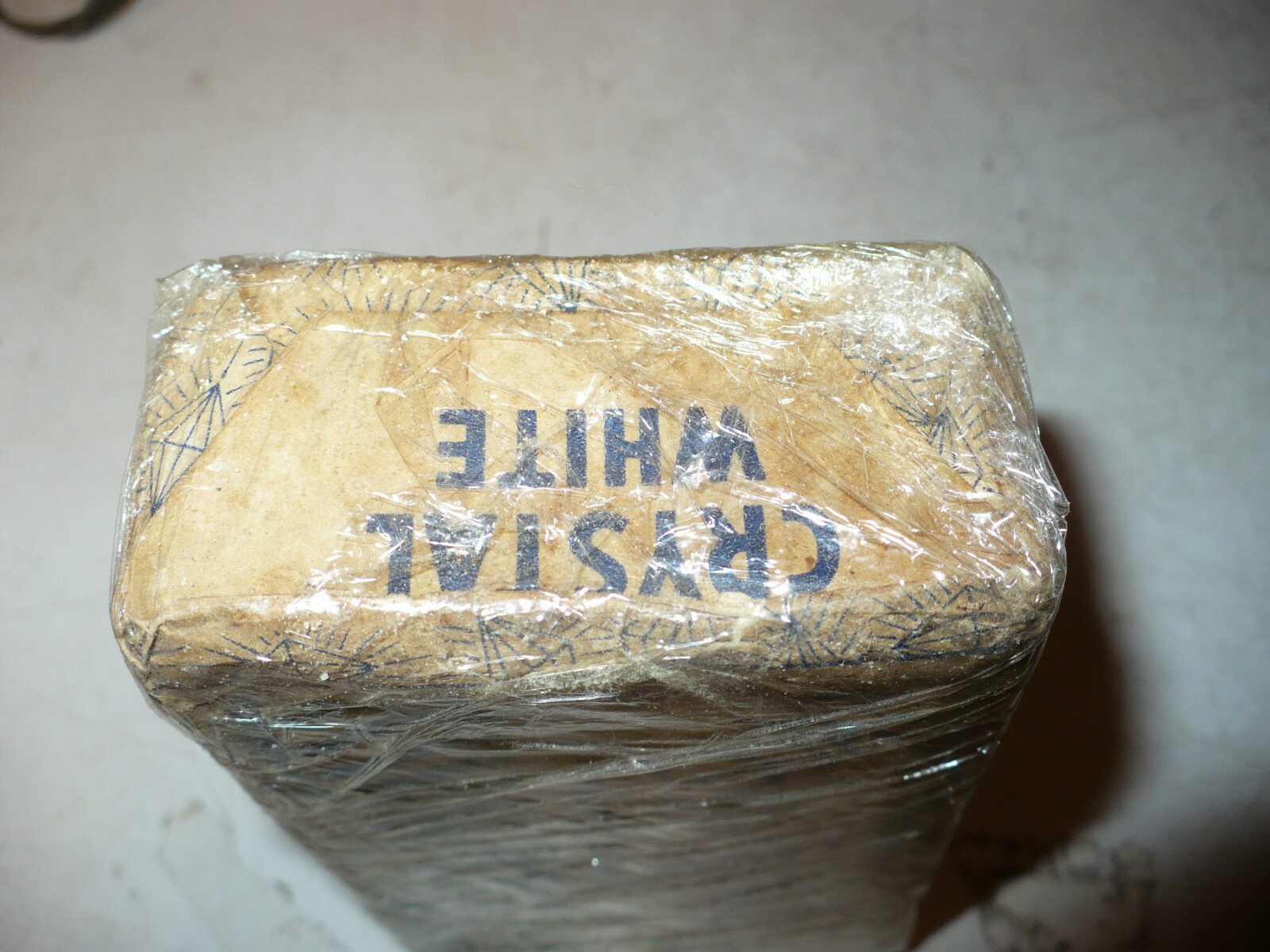 Vintage Crystal White Peets Family Soap Giant Size Colgate Palmolive