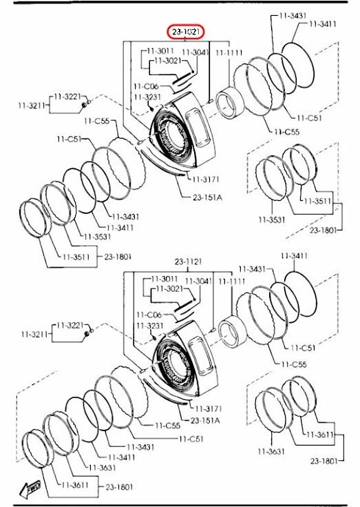 MAZDA OEM MOTOR ROTOR DELANTERO 1 PIEZA N3Z1-11-B10C para RX8 RX-8 SE3P 13B Foto 3 de 4