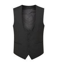 Skopes Milan Suit Waistcoats For Mens in Black, 34 to 50