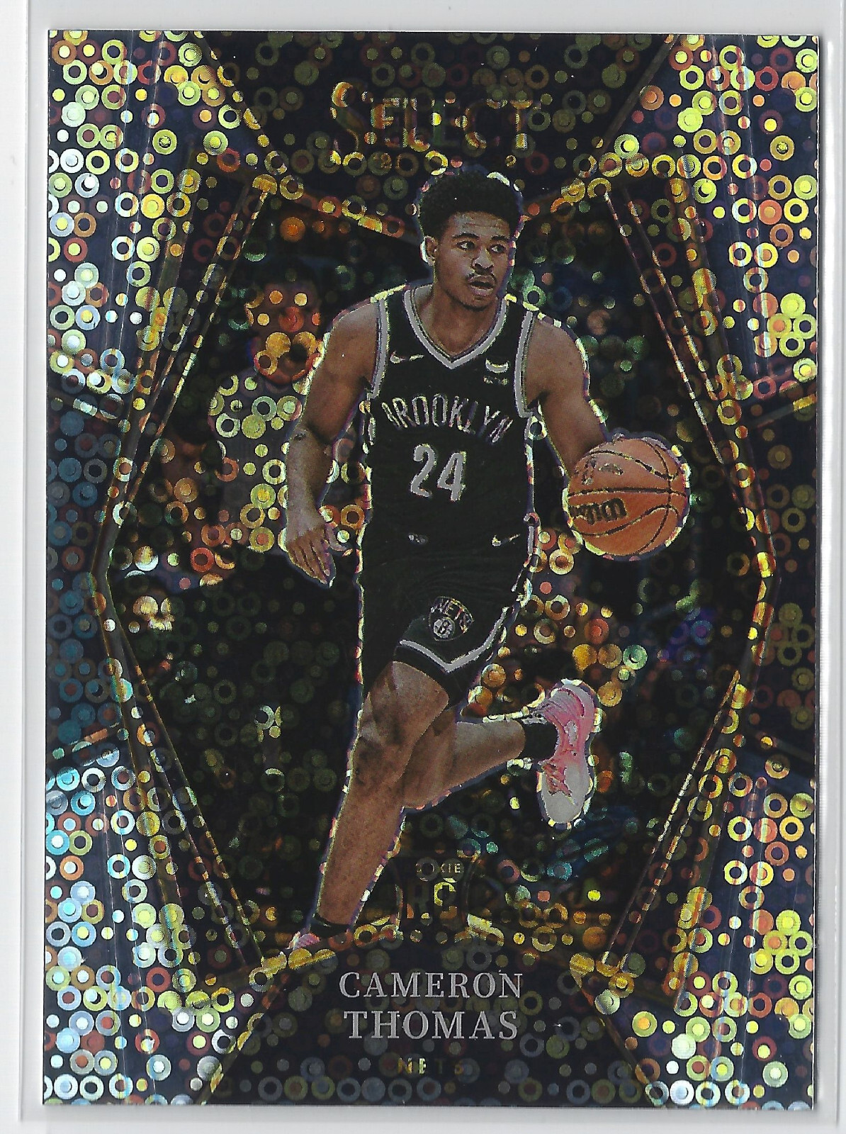 Cameron Thomas Rookie RC 2021-22 Panini Select Premier Level Disco Prizm #126