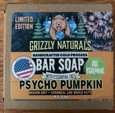 Grizzly Naturals Limited Edition Psycho Pumpkin 🎃 Free Shipping!