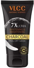 VLCC 7X Ultra Whitening and Brightening Charcoal Peel Off Mask 120ml-