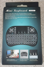 Mini Keyboard i8 2.4G Mouse Wireless With Touchpad Tricolor Backlight Handheld