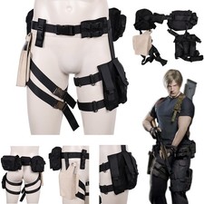 Leon S.Kennedy Leg Gun Bag Holsters Belt Halloween Carnival Cosplay Costume Prop