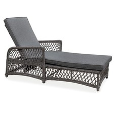 osoltus Sonnenliege Gartenliege Hydraulik Polyrattan Liege anthrazit