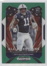 2021 Panini Prizm Draft Picks All-American Green Prizm Micah Parsons #188 03rx