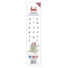 Script Alphabet And Number Upper Case Tappit Set