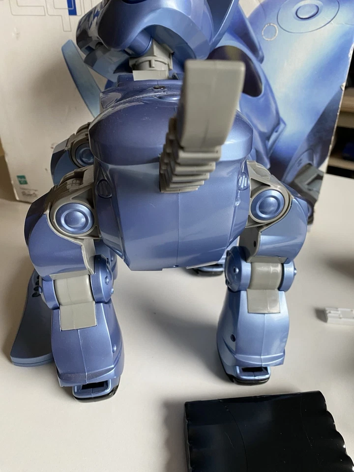 Robot chien i-Cybie bleu Tiger Hasbro/tiger 2001 vintage - Photo 4/4