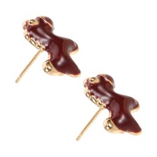  2 Pcs Year of The Horse Red Earrings Equestrian Jewelry Birthday