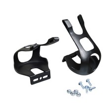 Fahrrad Pedalhaken Kunststoff Schwarz für Rennrad SingleSpeed & Fixy 