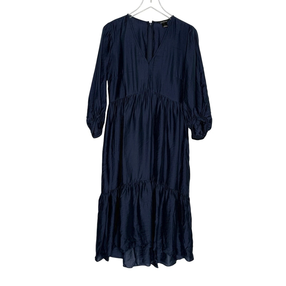 club monaco ruffle sleeve dress Blue Women's for sale Midi dress Barbie Pink Custom Oyemwen vera ellen dress Light as a feather Size:UK 18 (Buy Now)